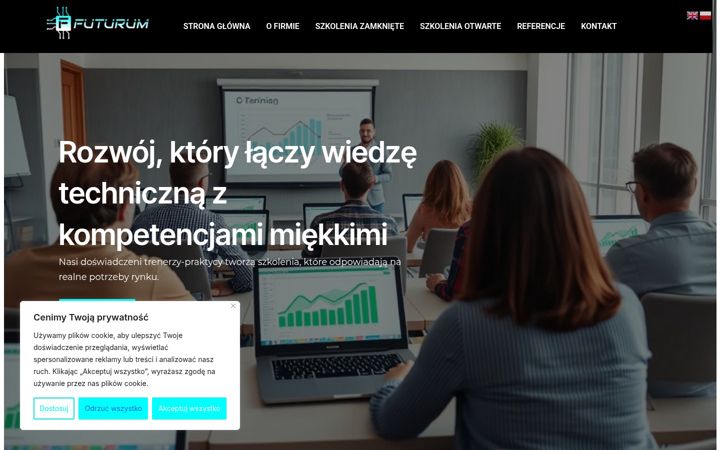 Screenshot of futurum-szkolenia.pl