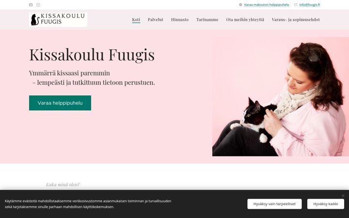 Snimka zaslona za fuugis.fi