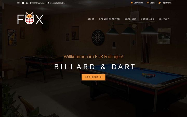 Screenshot of fux-fridingen.de