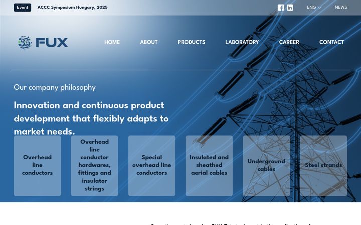 Screenshot of fux.hu