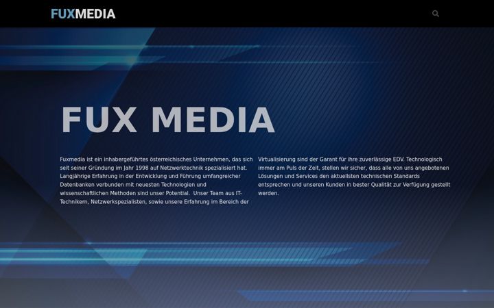 Screenshot of fuxmedia.at