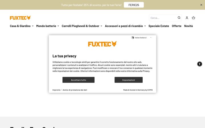 Screenshot of fuxtec.it