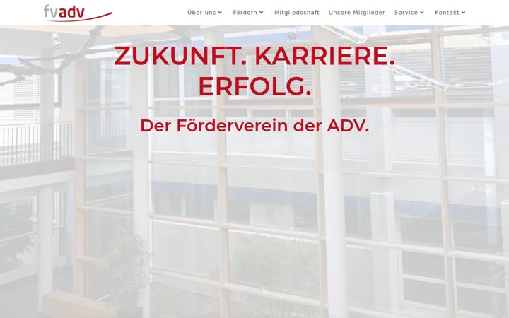 Snímek obrazovky fv-adv.de