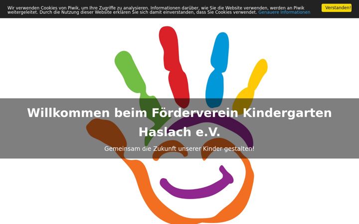 Posnetek zaslona fv-kindergarten-haslach.de
