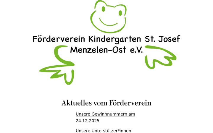 Posnetek zaslona fv-kindergarten-menzelen-ost.de