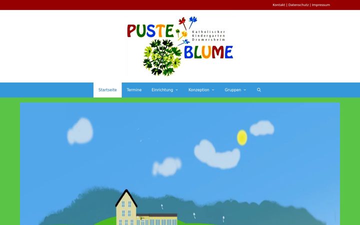 Posnetek zaslona fv-kitapusteblume.de