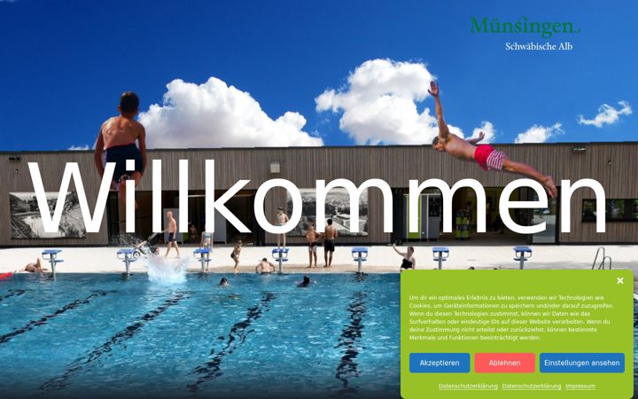 Posnetek zaslona fv-muensingerbaeder.de