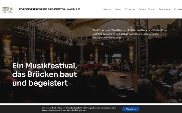 Screenshot of fv-musikfestival-hamm.de