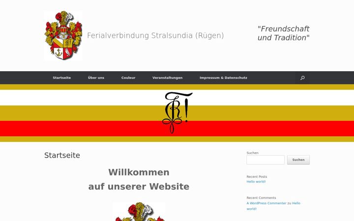 Screenshot of fv-stralsundia.de