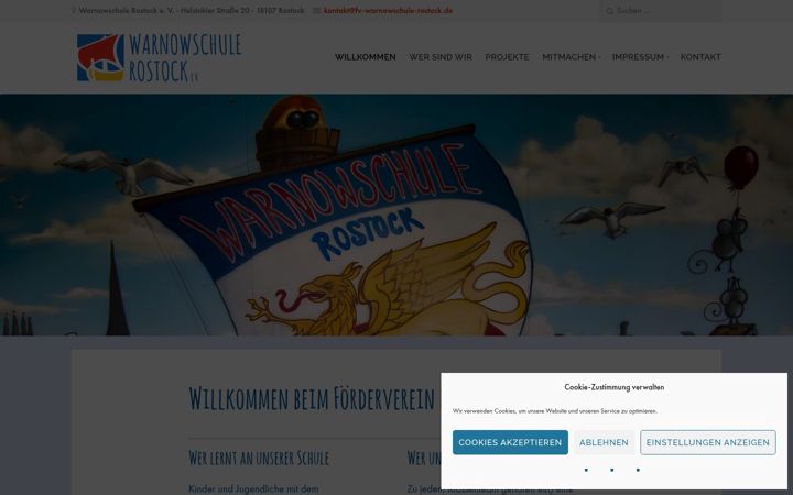 Snímek obrazovky fv-warnowschule-rostock.de