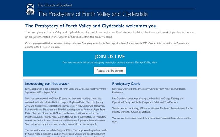 Screenshot of fvandc.org.uk