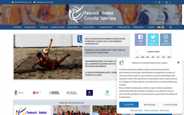 Screenshot of fvbcv.com