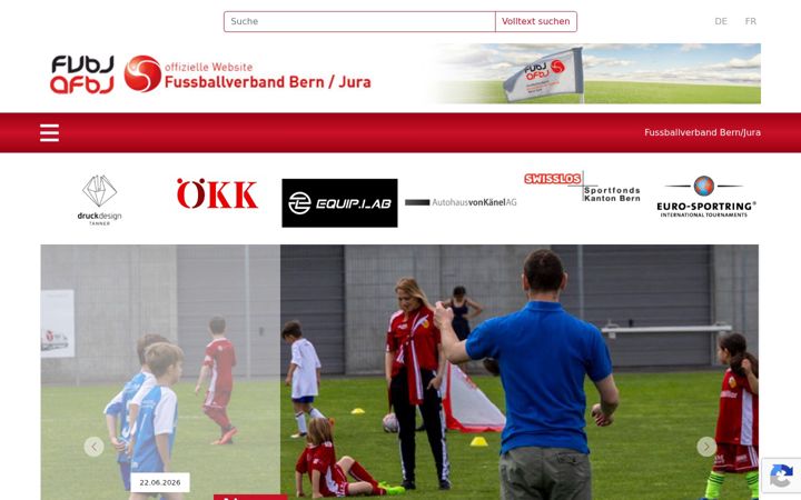 Screenshot of fvbj-afbj.ch