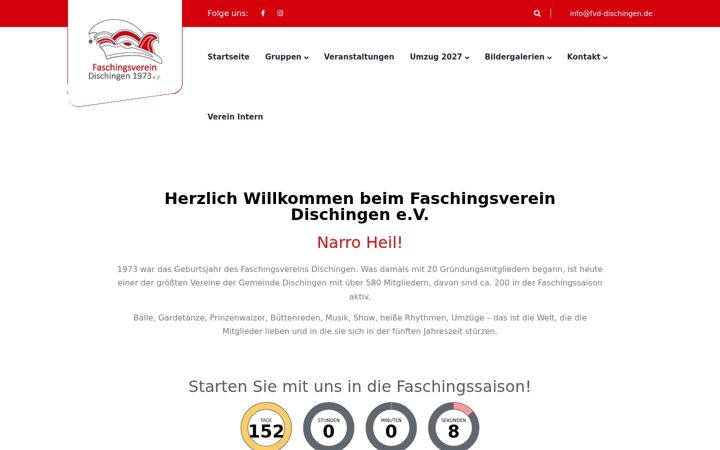 Zrzut ekranu fvd-dischingen.de