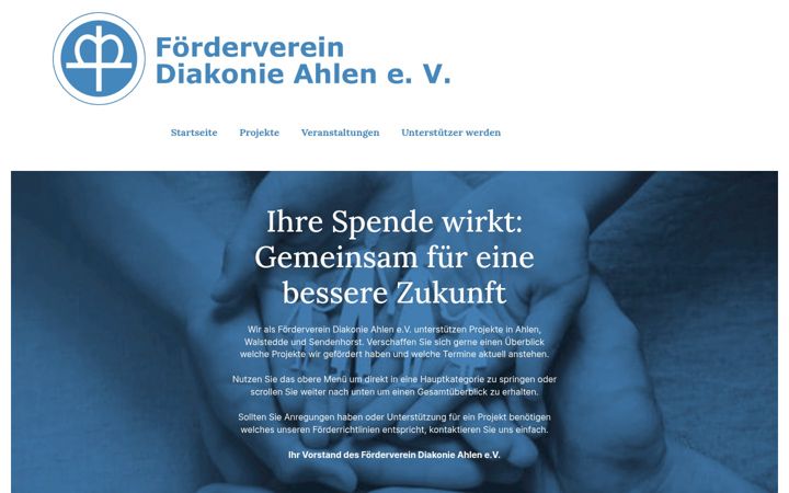 Screenshot of fvdiakonie.de