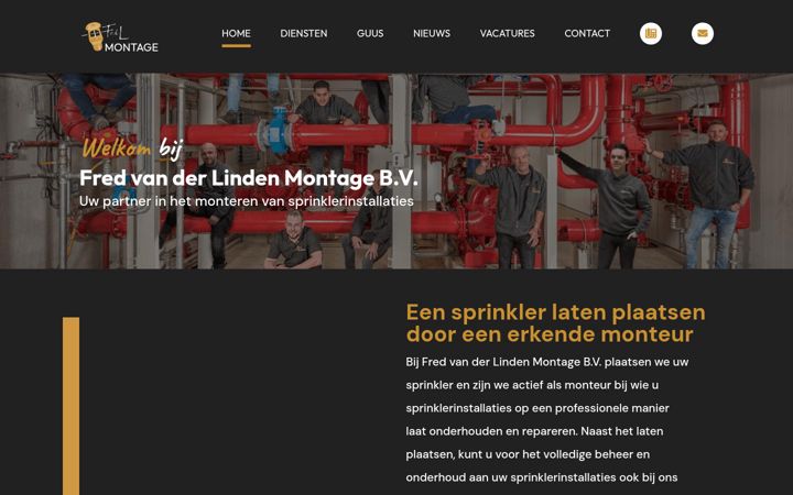 Screenshot of fvdlmontage.nl