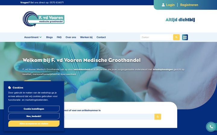 Screenshot of fvdvooren.nl