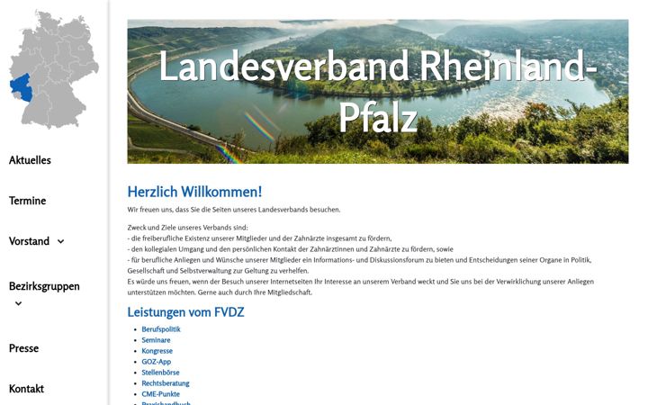 Screenshot of fvdz-rlp.de