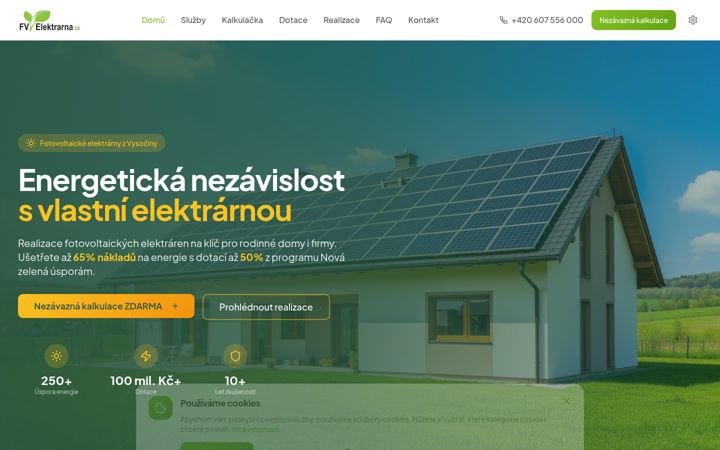 Screenshot of fvelektrarna.cz