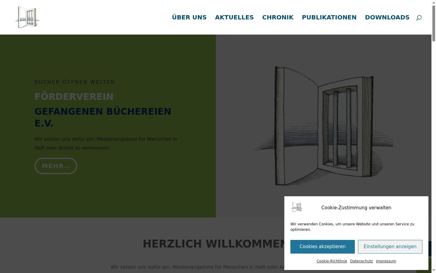 Screenshot tal-banner tal-kunsens muri qabel kwalunkwe interazzjoni