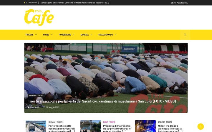 Screenshot of fvgcafe.it
