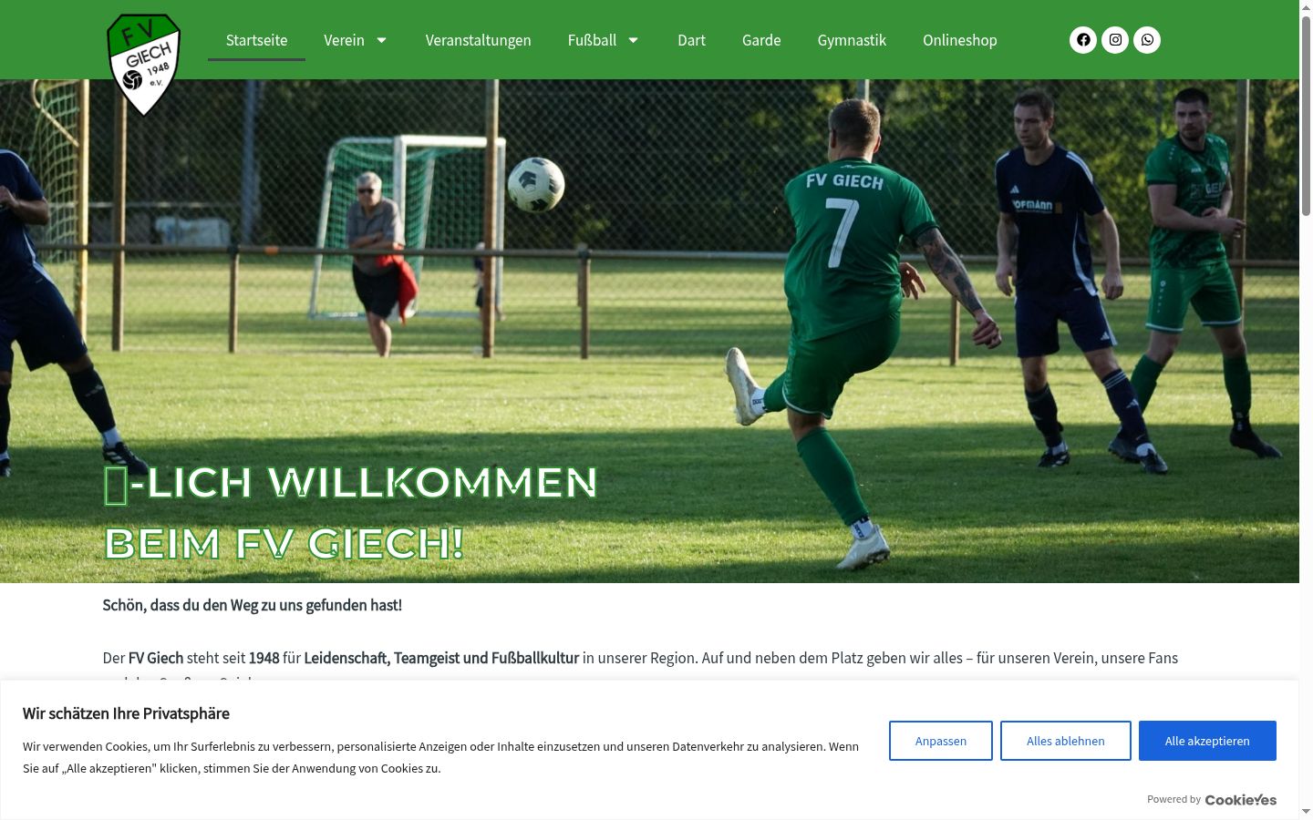 Screenshot tal-banner tal-kunsens muri qabel kwalunkwe interazzjoni