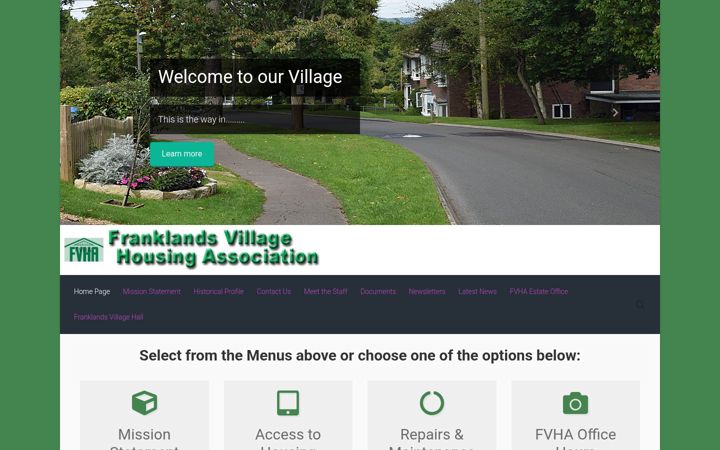 Screenshot of fvha.org.uk