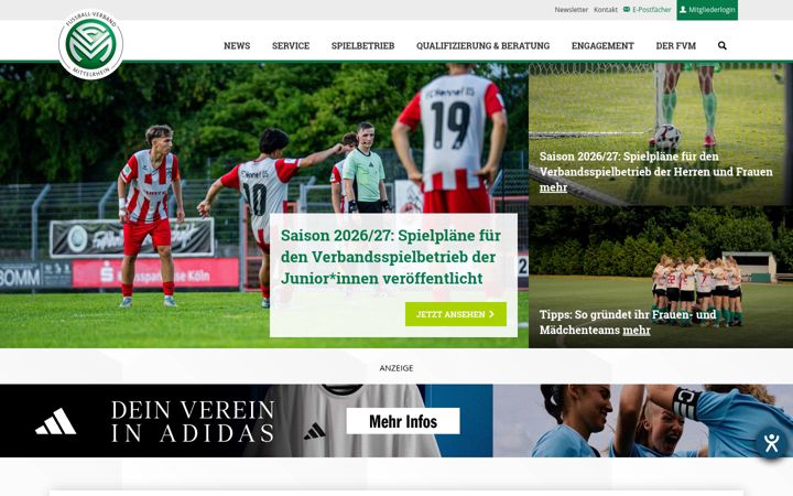 Screenshot of fvm.de
