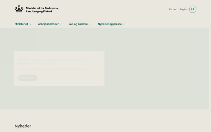 Screenshot of fvm.dk