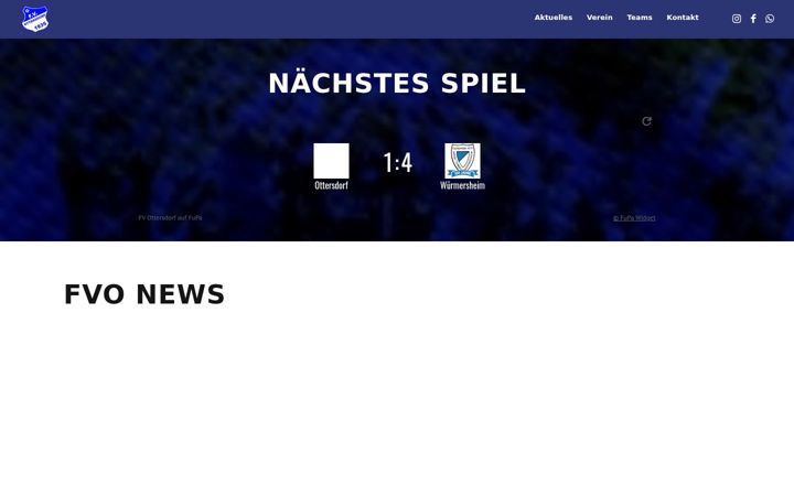 Screenshot of fvottersdorf.de