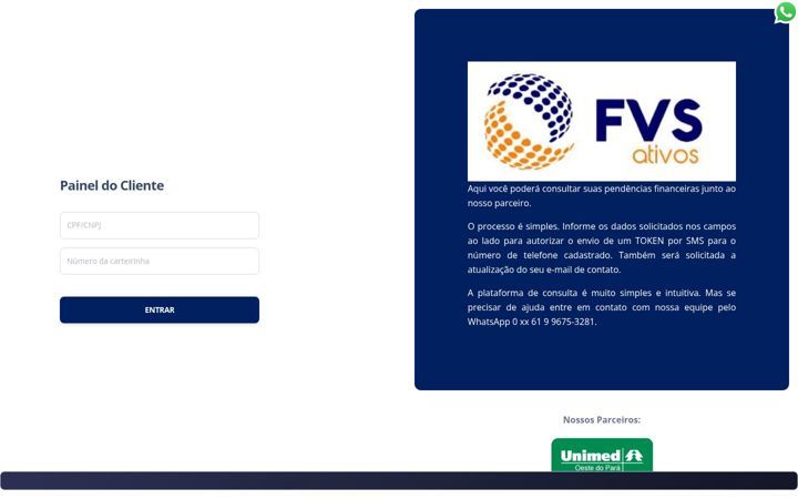 Screenshot of fvsativos.com.br