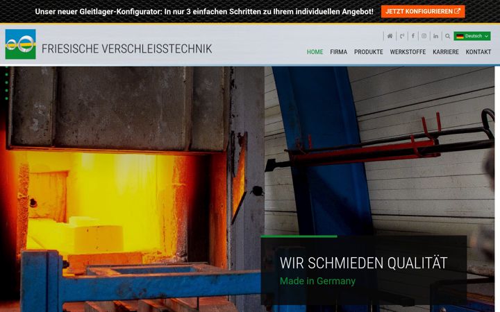 Posnetek zaslona fvt-gmbh.de