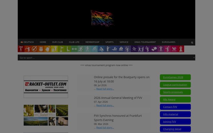 Screenshot of fvv.org