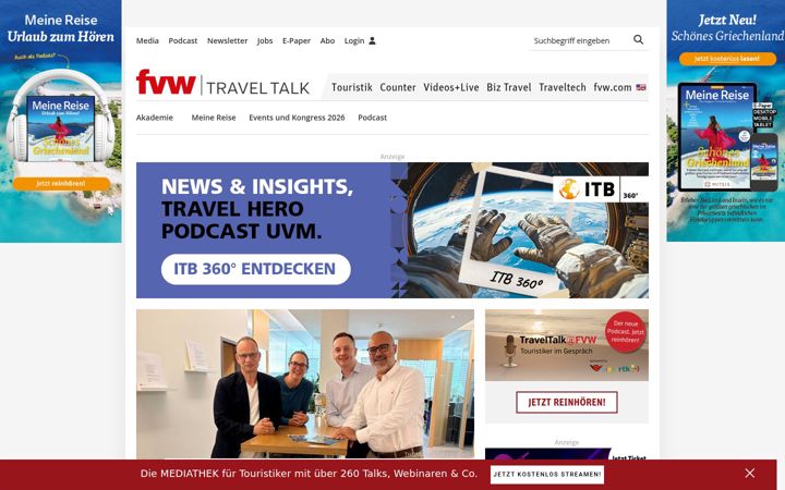 Screenshot of fvw.de