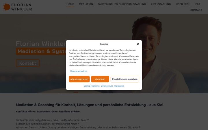 Snímek obrazovky fw-coaching.de