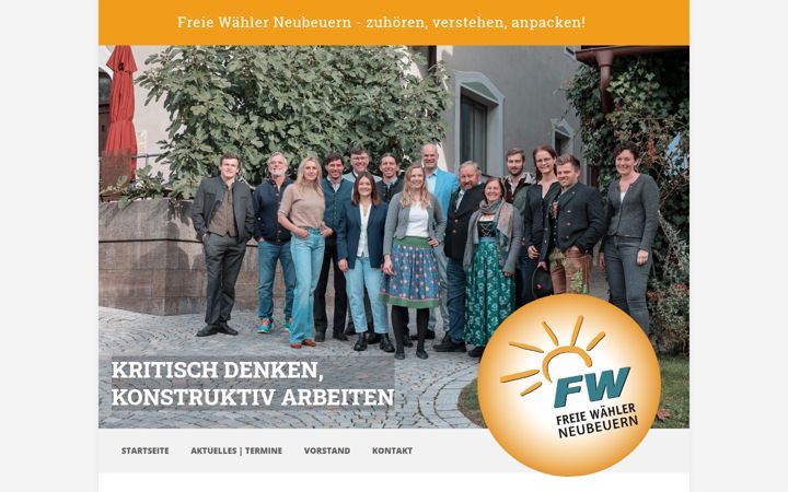 Snímek obrazovky fw-neubeuern.de