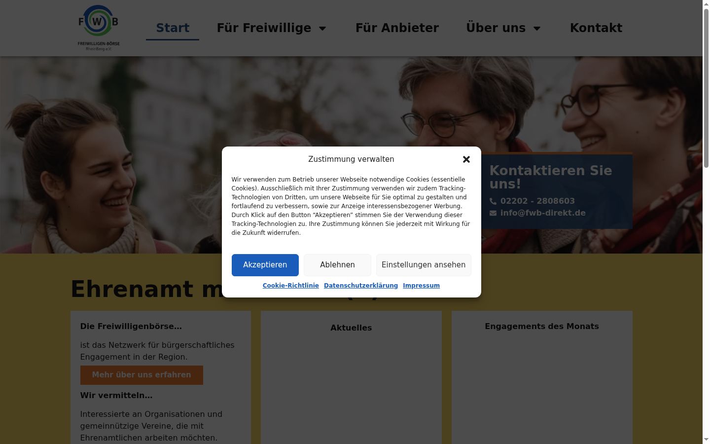 Ekraanipilt nõusolekubännerist, mida näidati enne mis tahes suhtlust