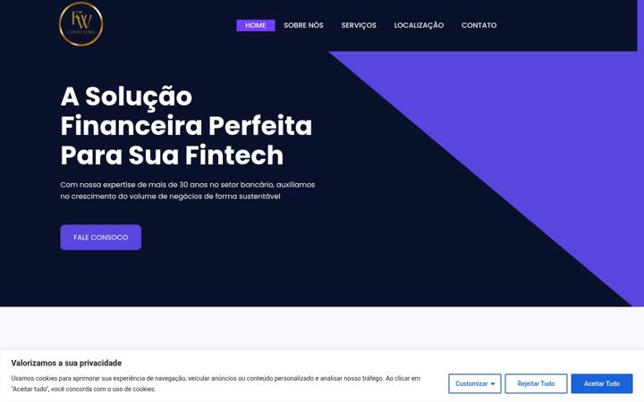 Screenshot of fwconsultoria.com
