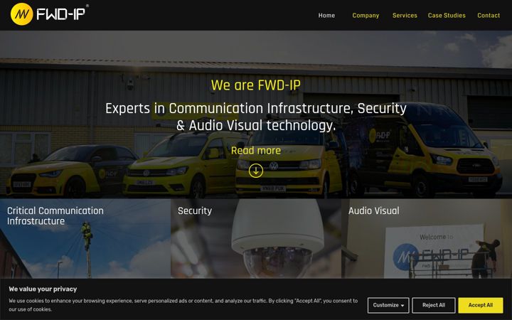 Screenshot of fwd-ip.com