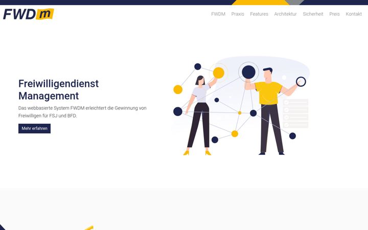 Screenshot of fwdm.de