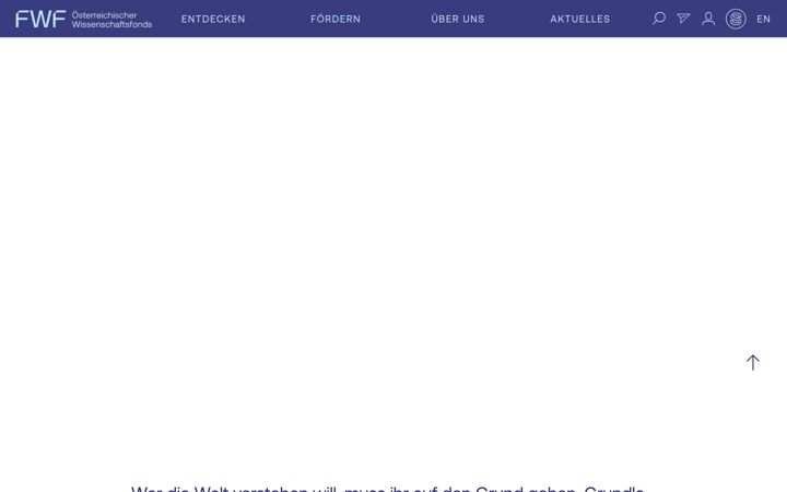 Screenshot of fwf.ac.at