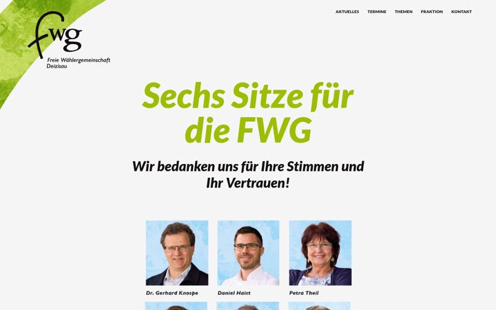 Screenshot ta' fwg-deizisau.de