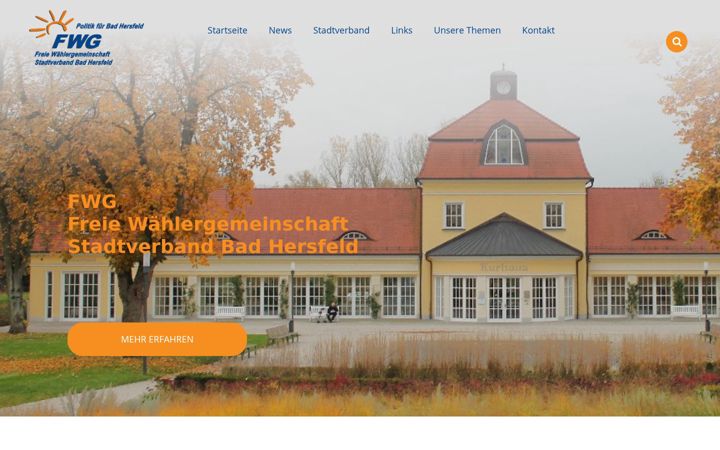 Screenshot of fwgbadhersfeld.de