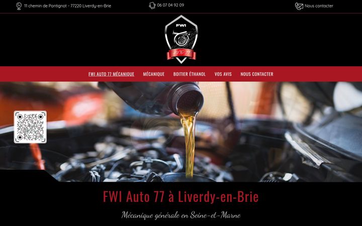 Screenshot of fwi-auto77.fr