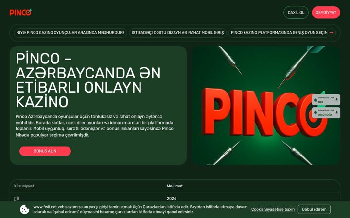 Screenshot of fwii.net