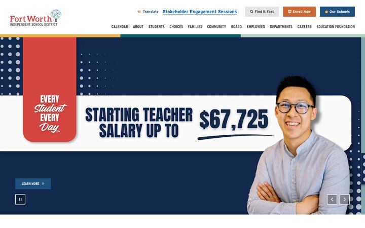 Screenshot of fwisd.org