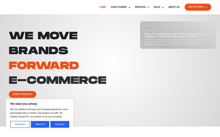 Screenshot of fwrd.co