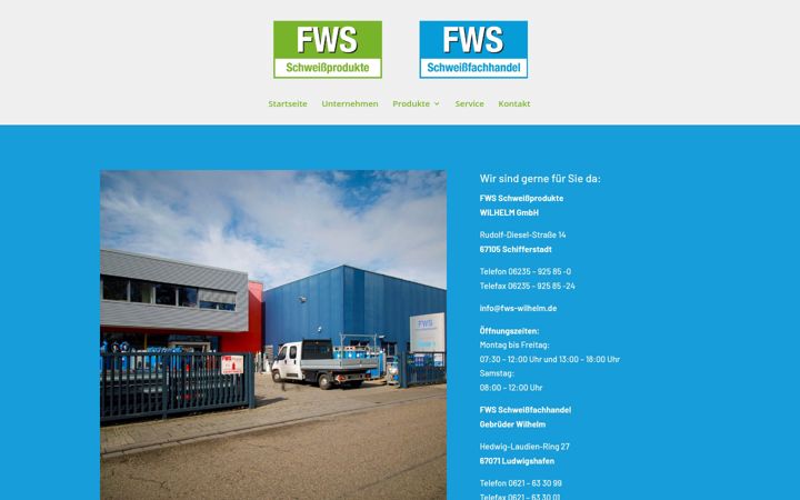 Screenshot of fws-wilhelm.de