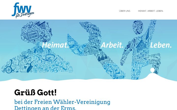 Snímek obrazovky fwv-dettingen-erms.de