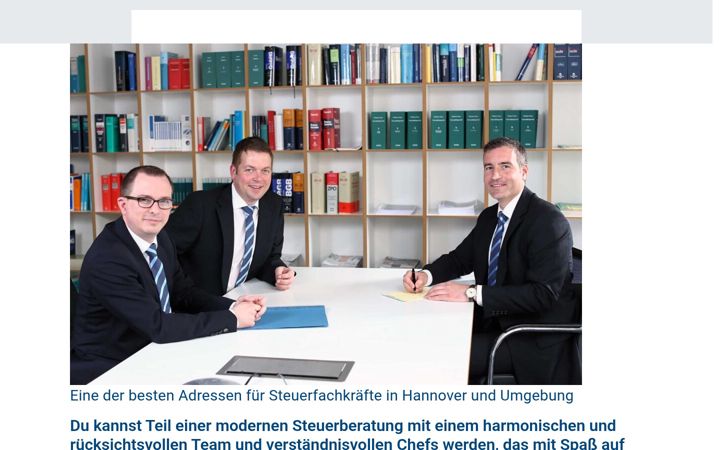 Snímek obrazovky fwz-hannover-karriere.de